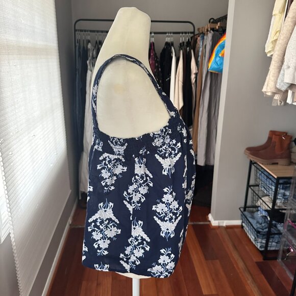 J. Crew Block Print Tank Top | Size Medium - Picture 5 of 9